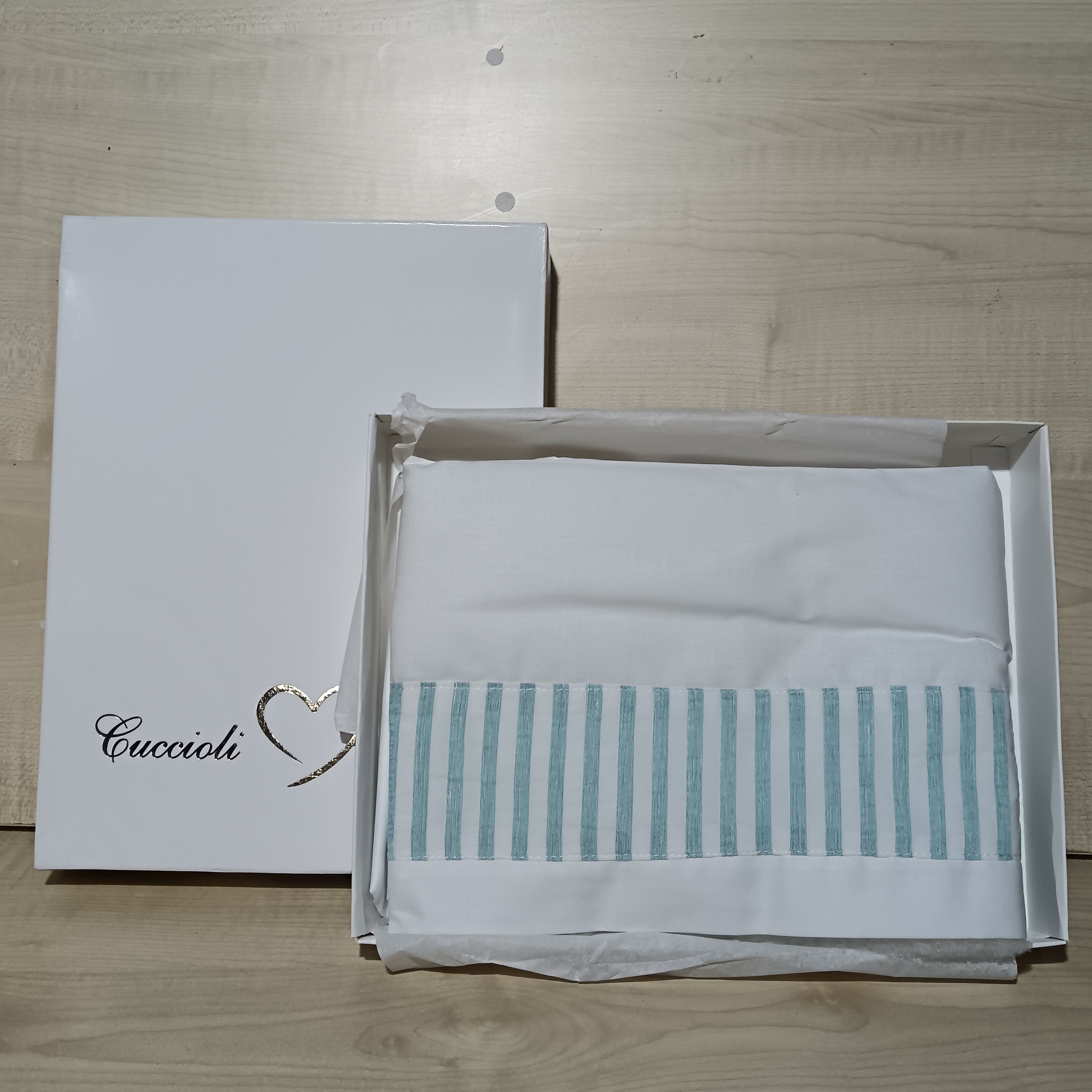 Lenzuola cuccioli d'oro           art SATULE made in Italy