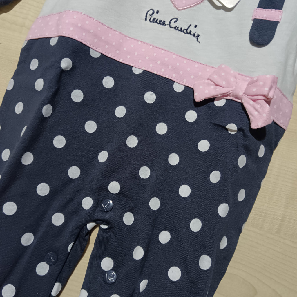 Tutina neonata Pierre Cardin art.PCT575 colore rosa/blu navy