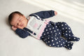 Tutina neonata Pierre Cardin art.PCT575 colore rosa/blu navy