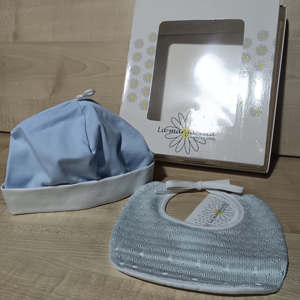 Cappellino e bavetta la margherita art.262BC