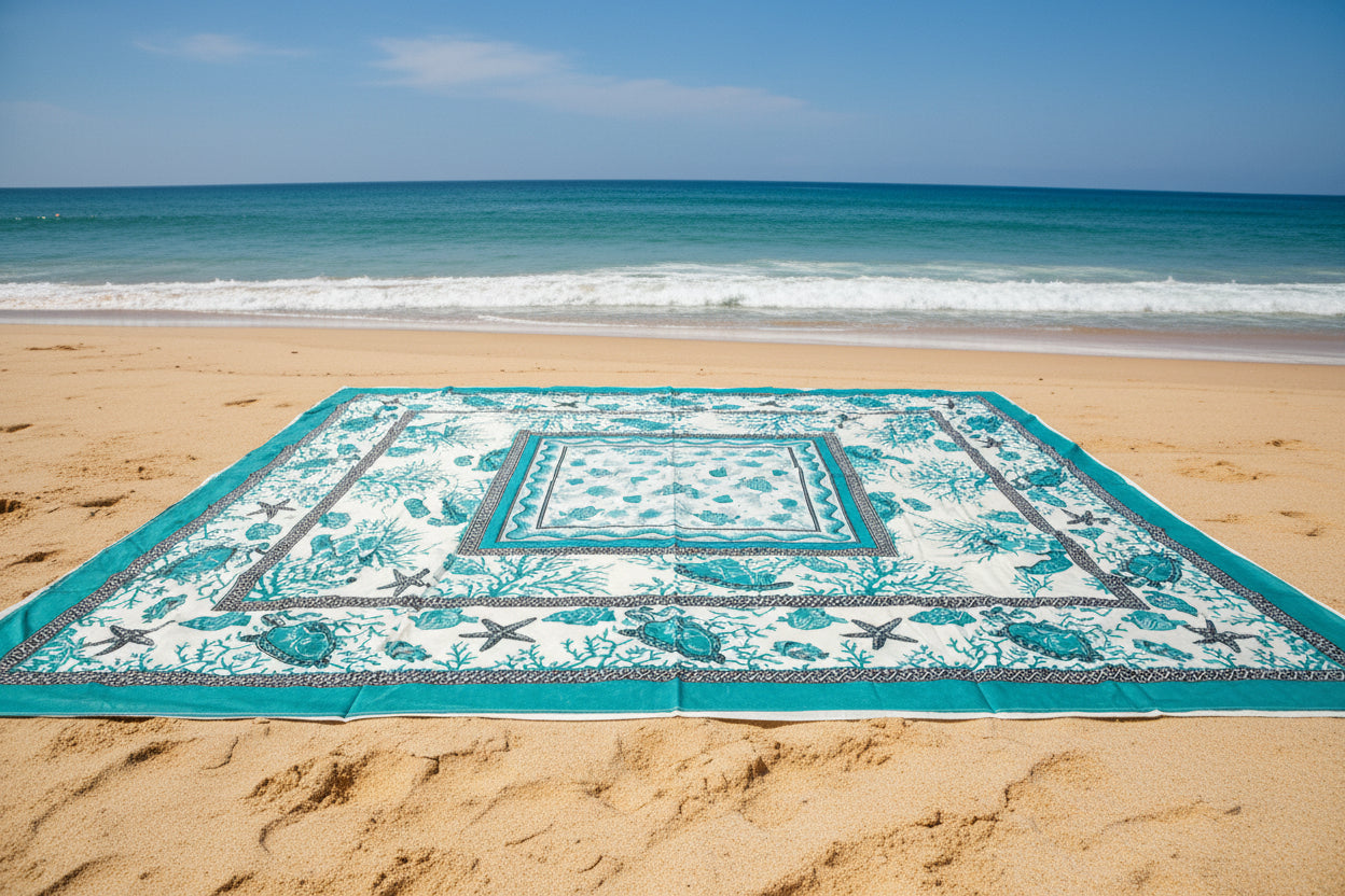 Telo mare batik Polinesia Renée legrand