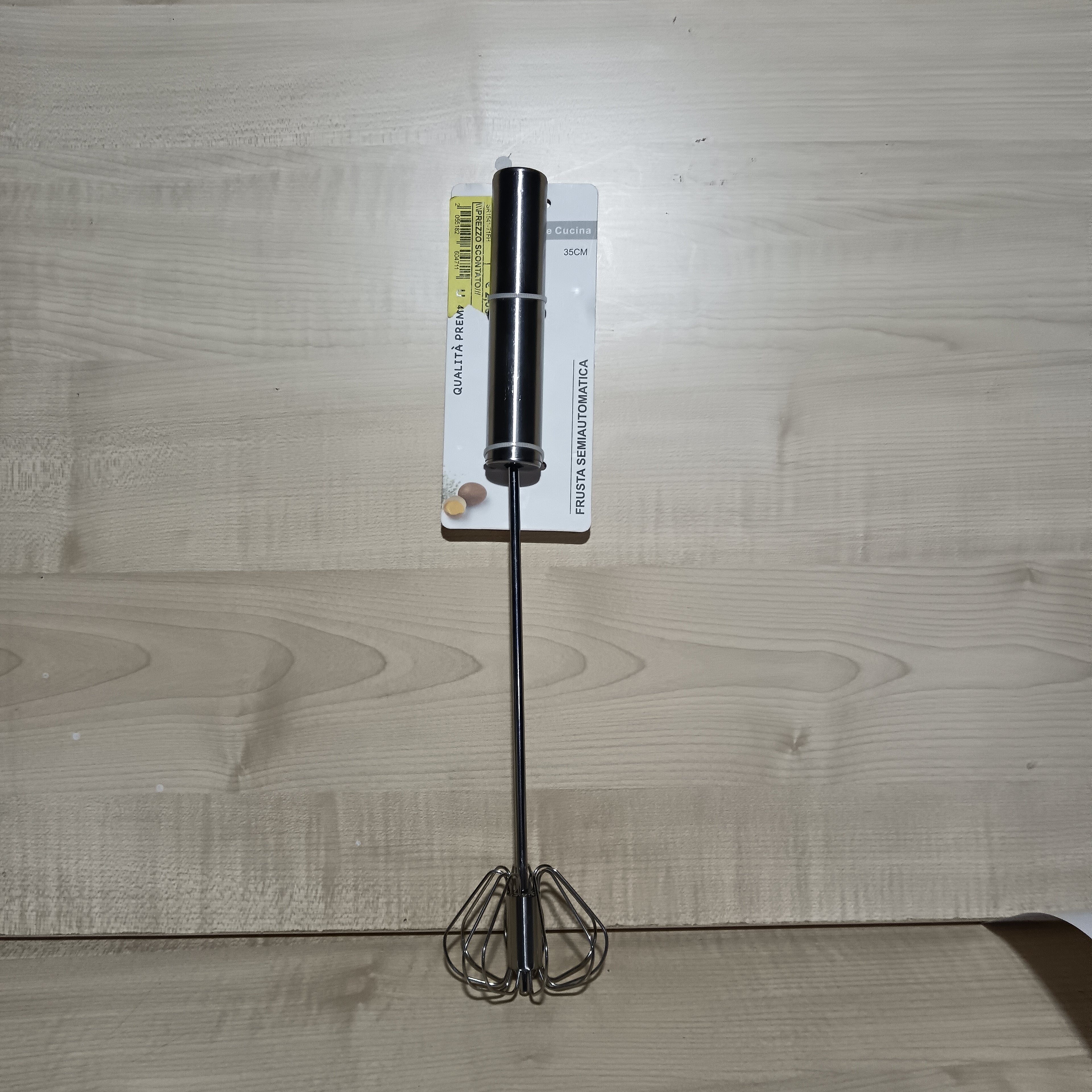 Frusta 35 cm in acciaio inox