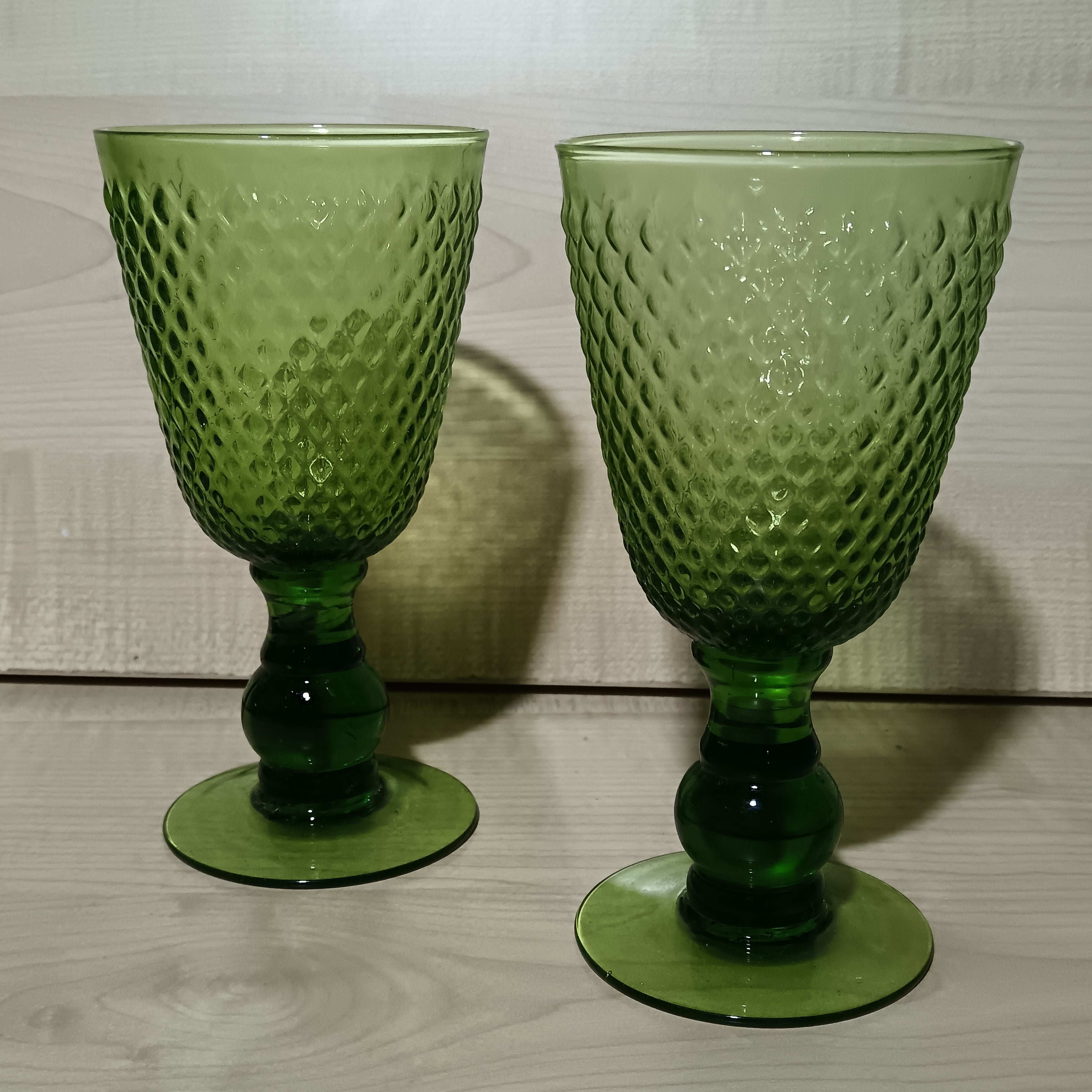 Set calici vino in vetro Hanna home art. BC0051 VARI COLORI