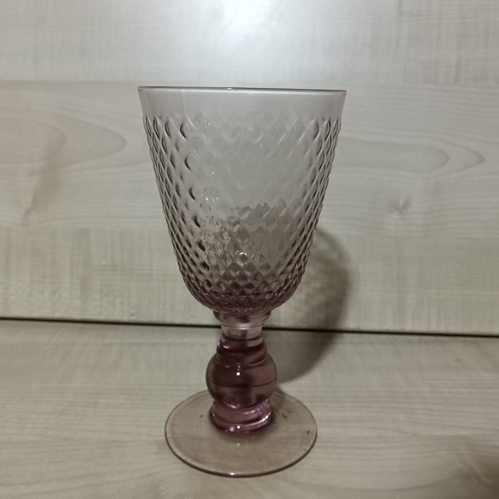 Set calici vino in vetro Hanna home art. BC0051 VARI COLORI