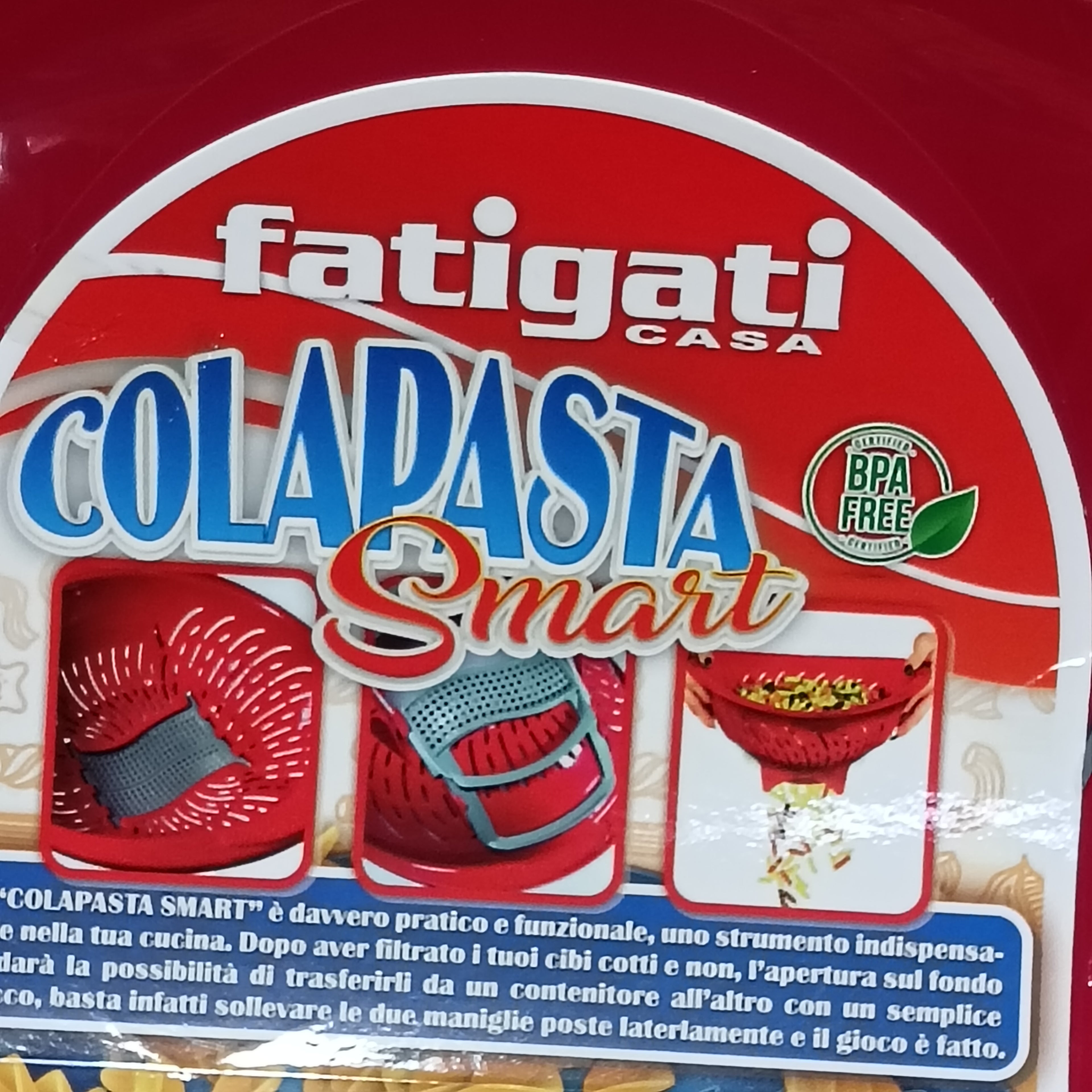 Colapasta smart fatigati con apertura sotto