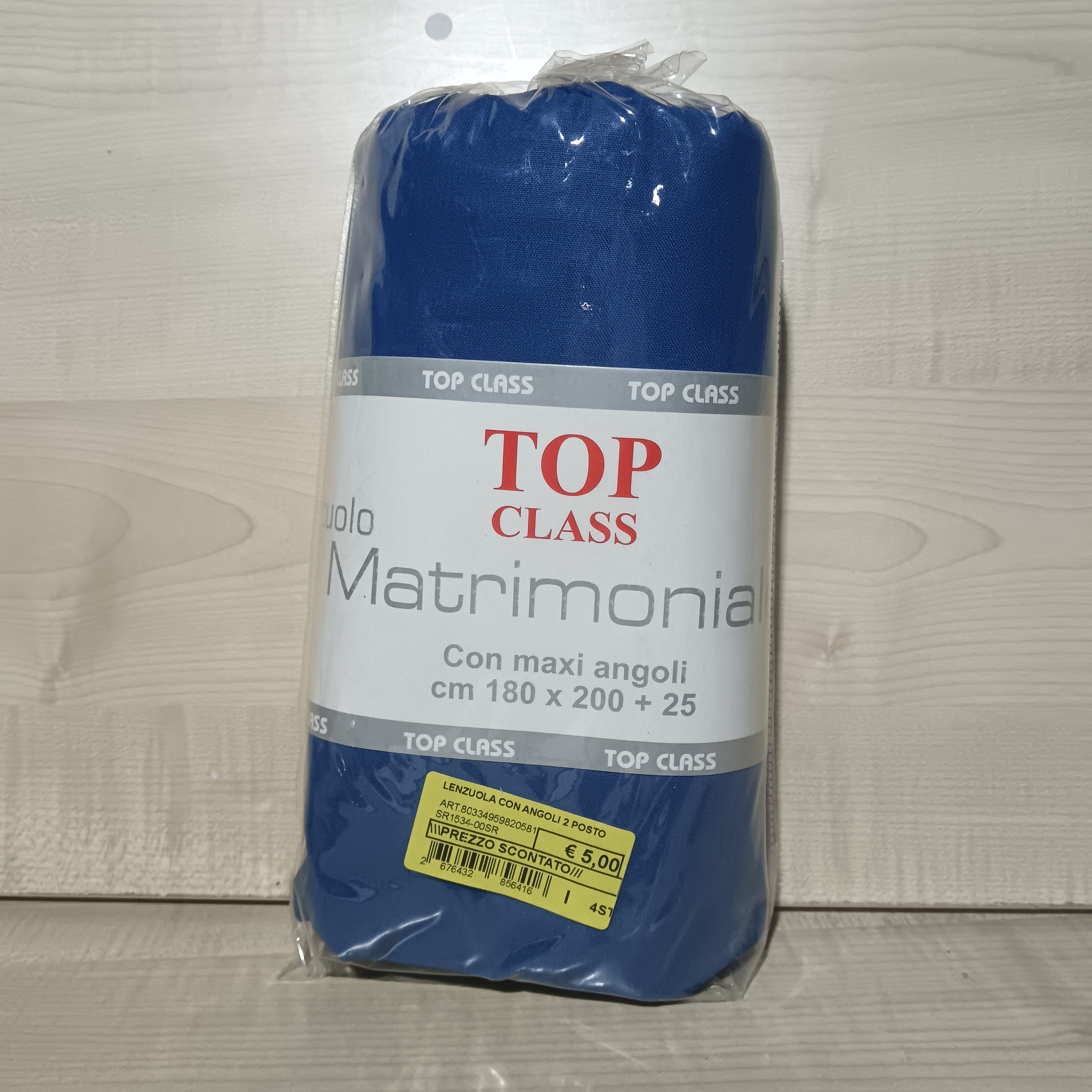 Top class solo lenzuolo sotto con maxi angoli matrimoniale