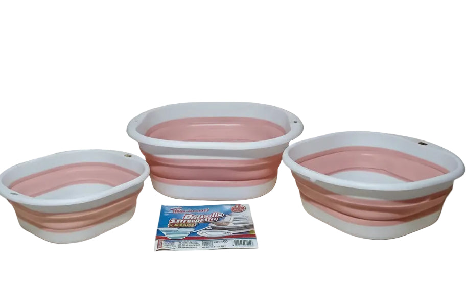 3 bacinelle salvaspazio fatigati 3L 5L 9L